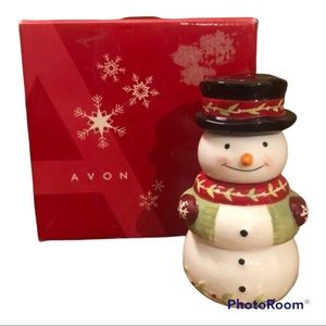 2005 Avon Very Merry Stacking Snowman Candle Set